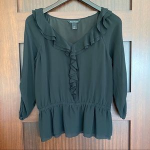 WHBM Black Blouse size S